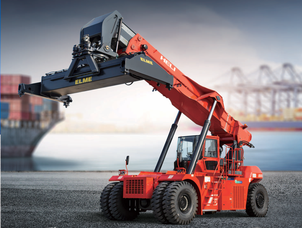 Xe gắp container Heli chạy điện